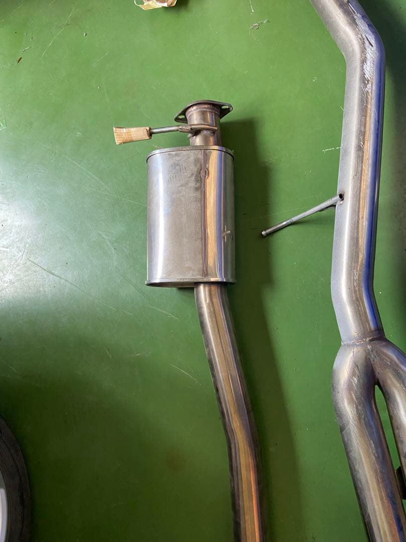 jzx90ターボ用 ラインハルト 76.3デュアル インナーサイレンサー付き