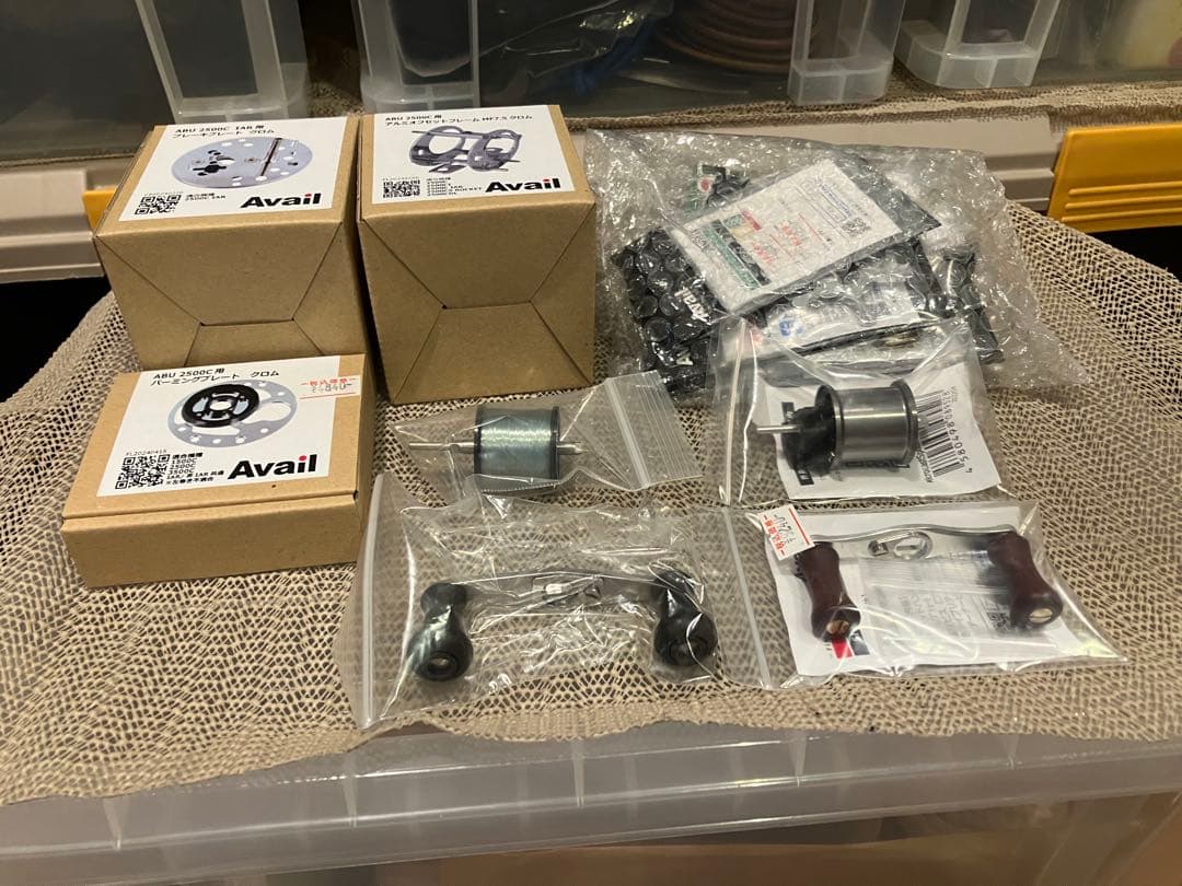 ABU アンバサダー2500c IARアベイル　新品パーツ　フルカスタム後未使用