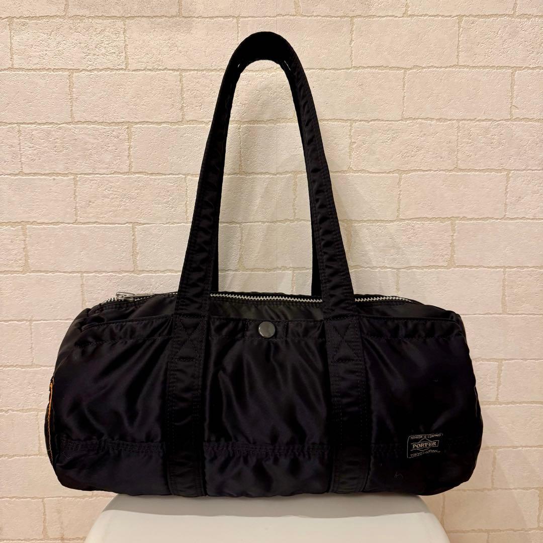 【美品 / 希少】 PORTER タンカーミニボストンバッグ / ドラムバッグ