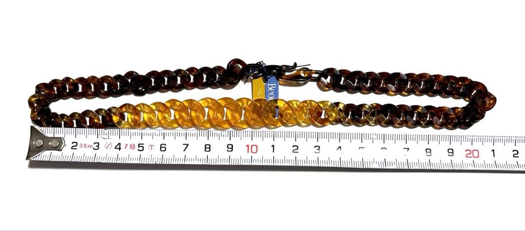 【レトロ：新品】Beoluna/ベオルナ　本鼈甲　喜平チェーン　ネックレス