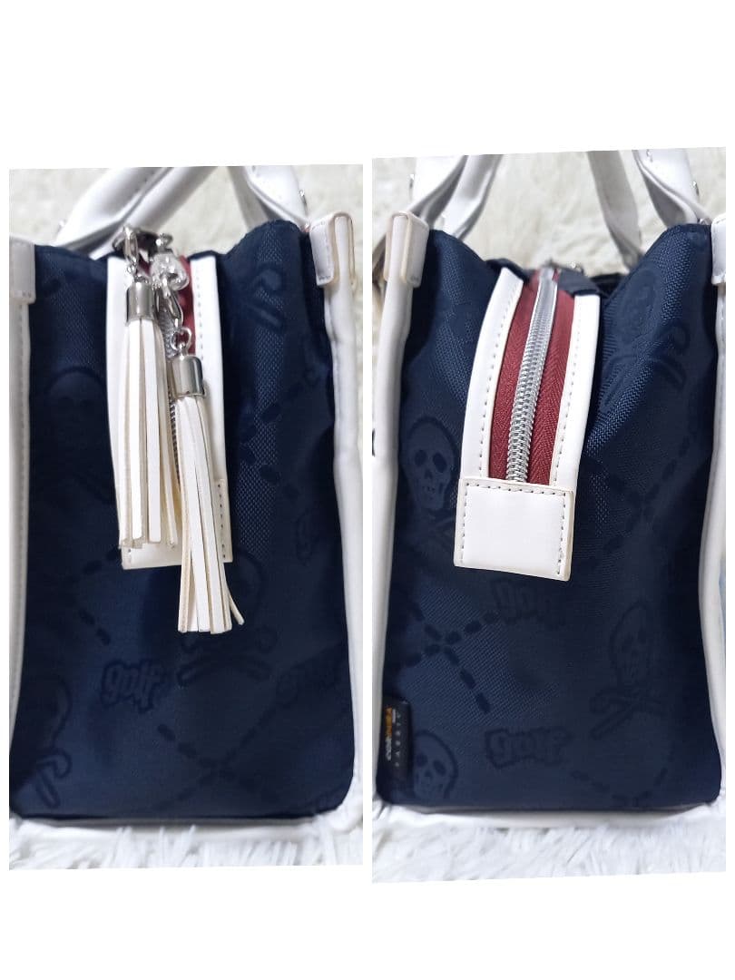 ●希少●　マークアンドロナ　GOLF　カートバッグ　タッセル　スカル　2023年