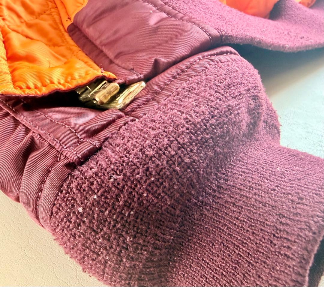 ALPHA MA-1 ボンバージャケット マルーン M