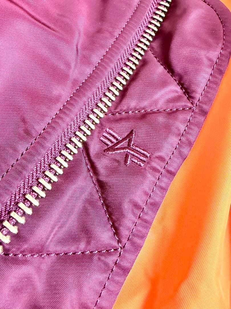 ALPHA MA-1 ボンバージャケット マルーン M