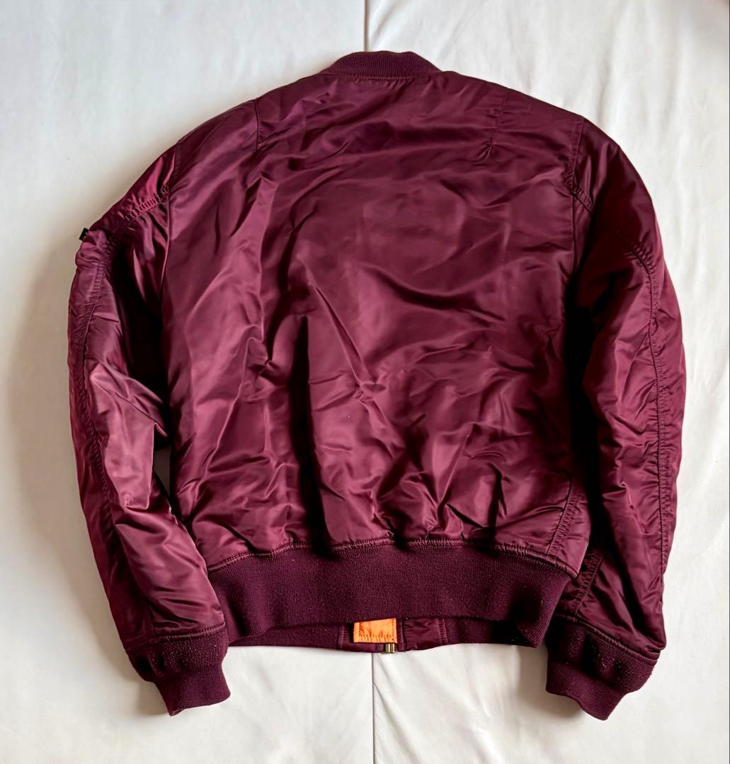 ALPHA MA-1 ボンバージャケット マルーン M