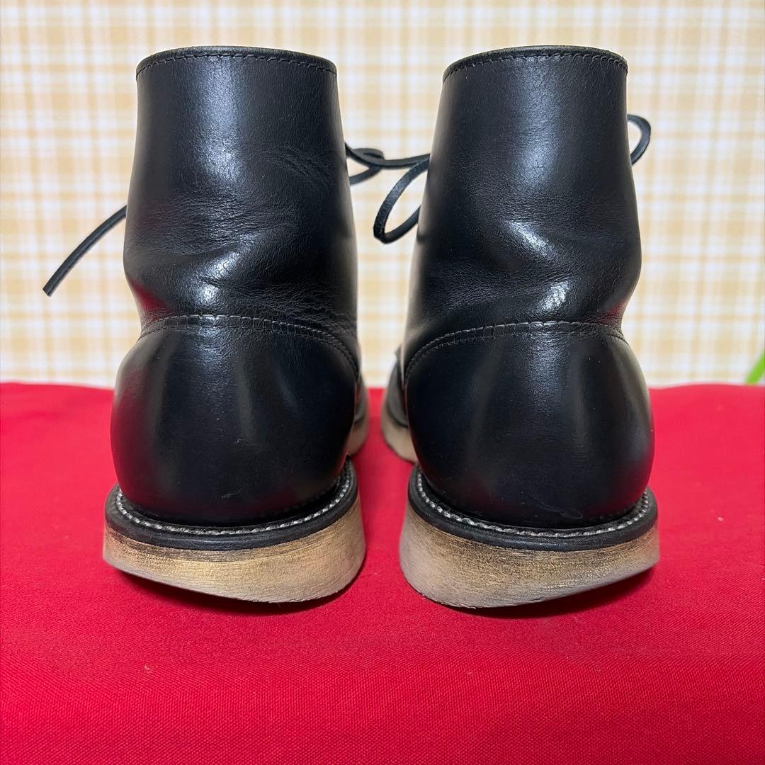 茶芯RED WING 8165 四角犬タグ プレーントゥ25.5㎝