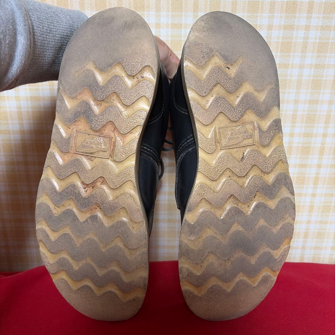 茶芯RED WING 8165 四角犬タグ プレーントゥ25.5㎝