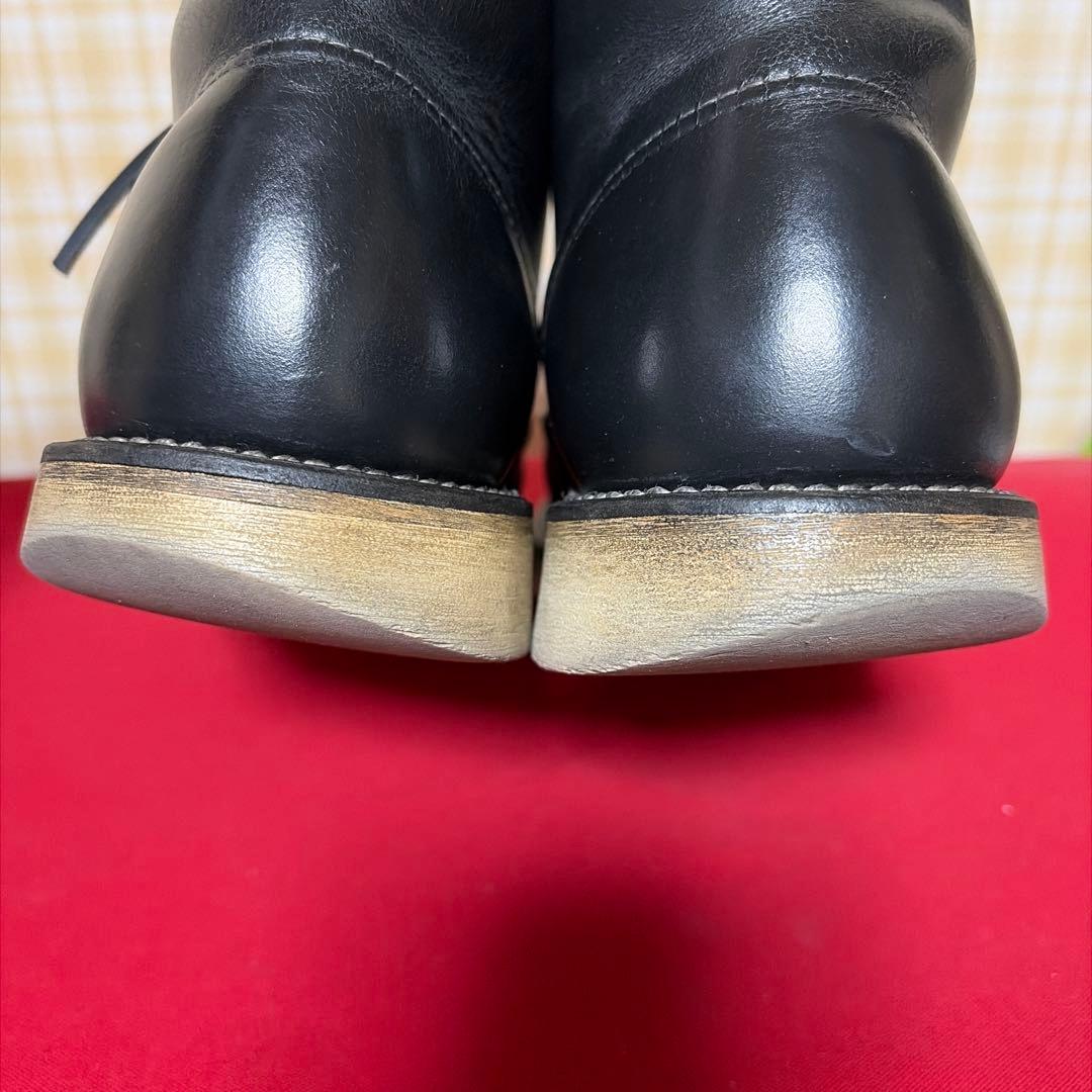 茶芯RED WING 8165 四角犬タグ プレーントゥ25.5㎝