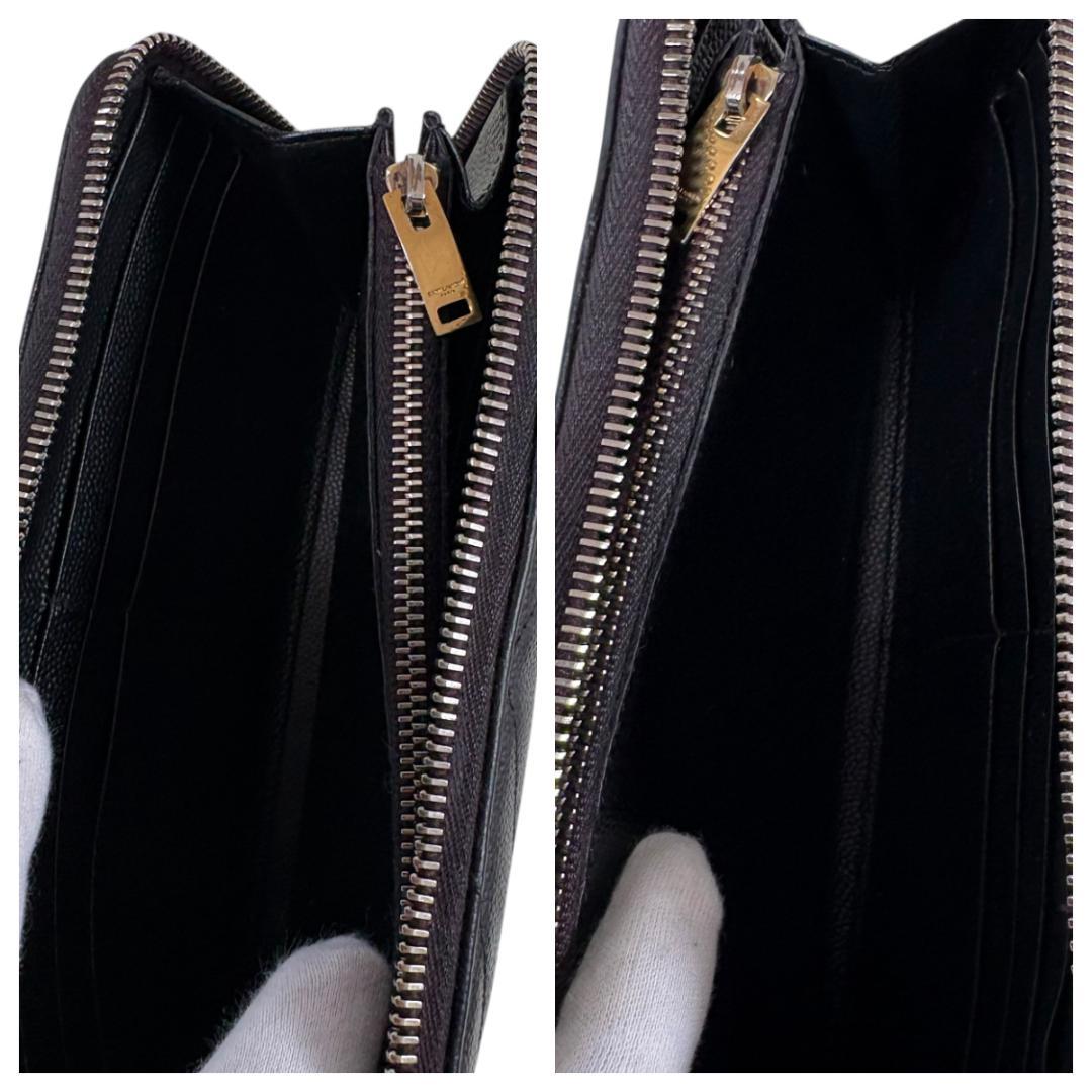 YSL イブサンローラン 長財布　ブラック