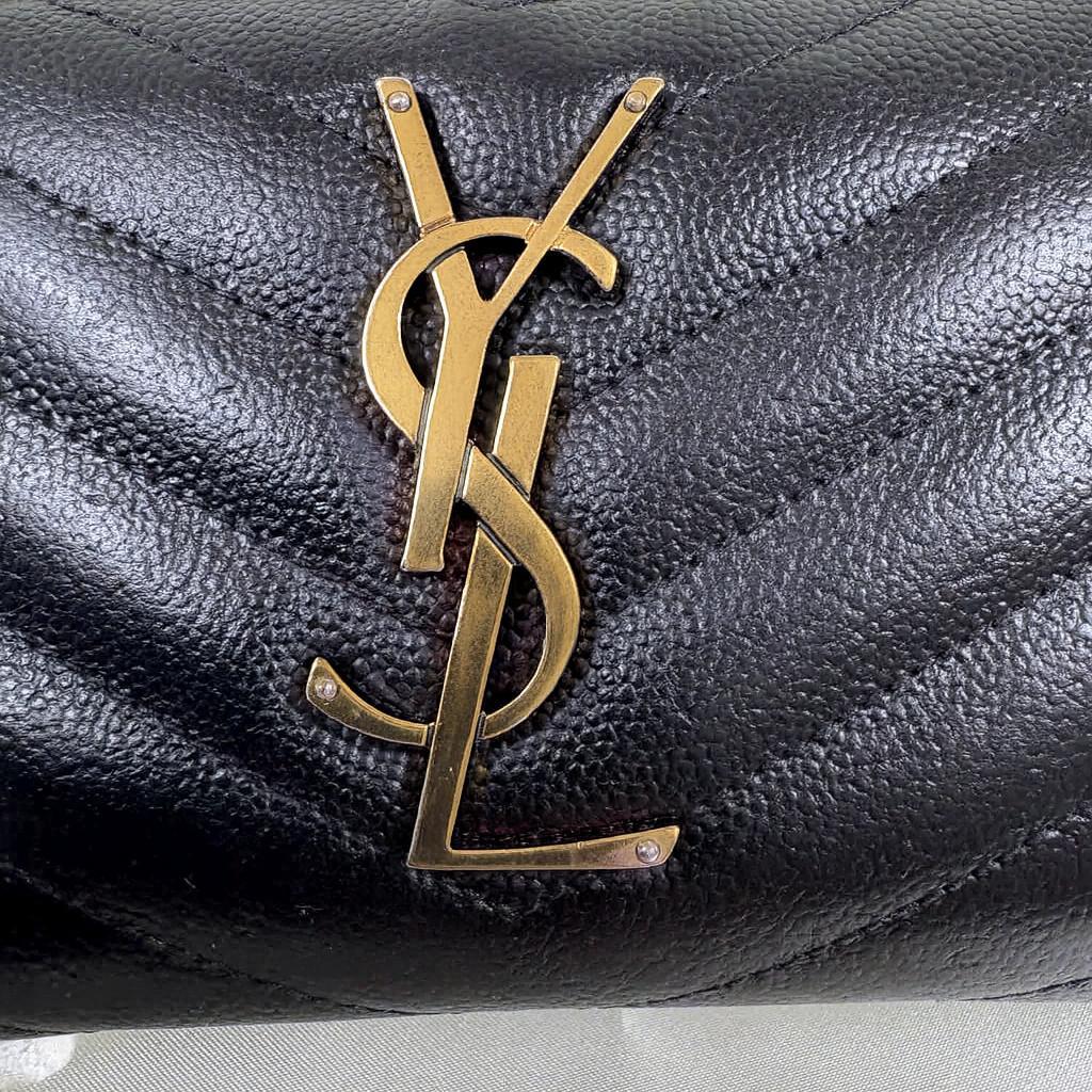 YSL イブサンローラン 長財布　ブラック