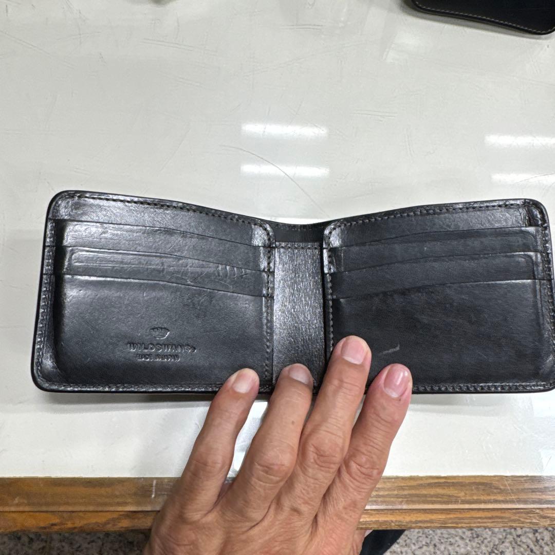 ワイルドスワンズ Wings シェルコードバン ブラック