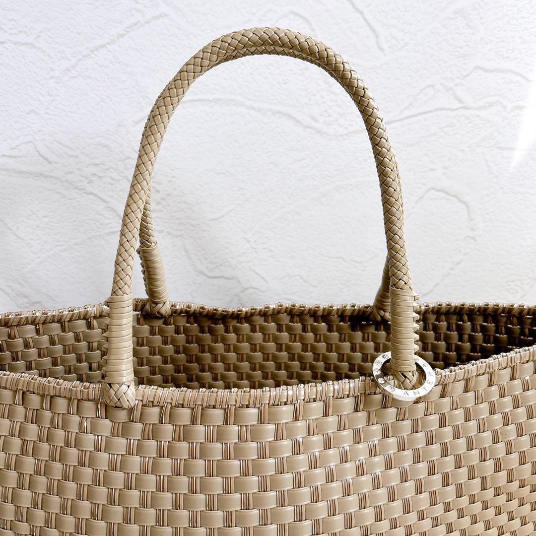 美品 ANTEPRIMA イントレッチオ トートバッグ グレージュ 大容量 A4