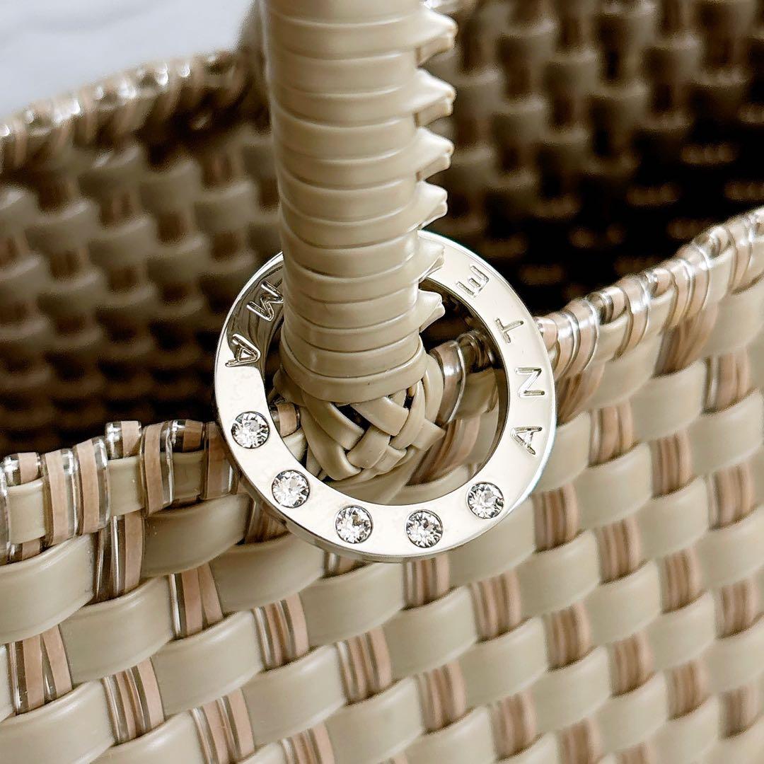 美品 ANTEPRIMA イントレッチオ トートバッグ グレージュ 大容量 A4