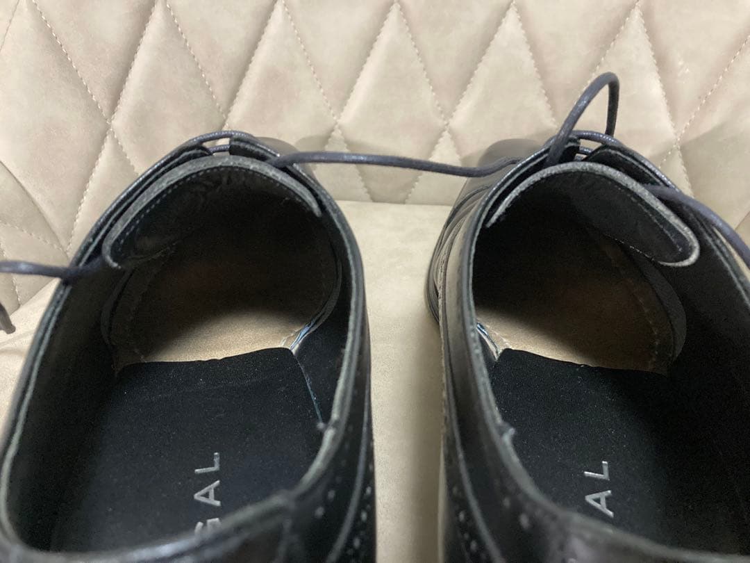 REGAL リーガル　ストレートチップ　黒　25.5cm