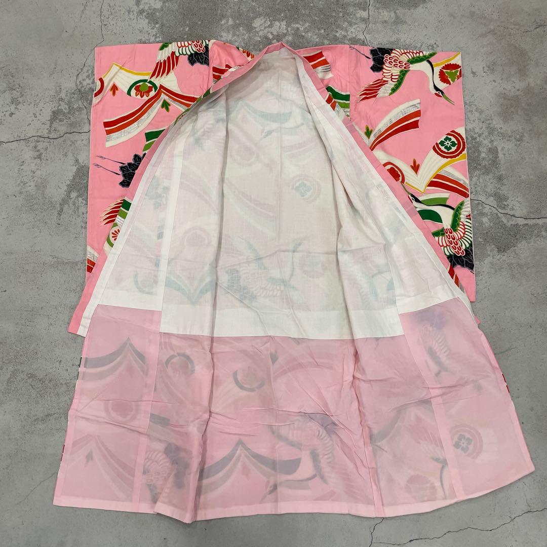 七五三　3歳着物 アンティーク着物【K3-20】