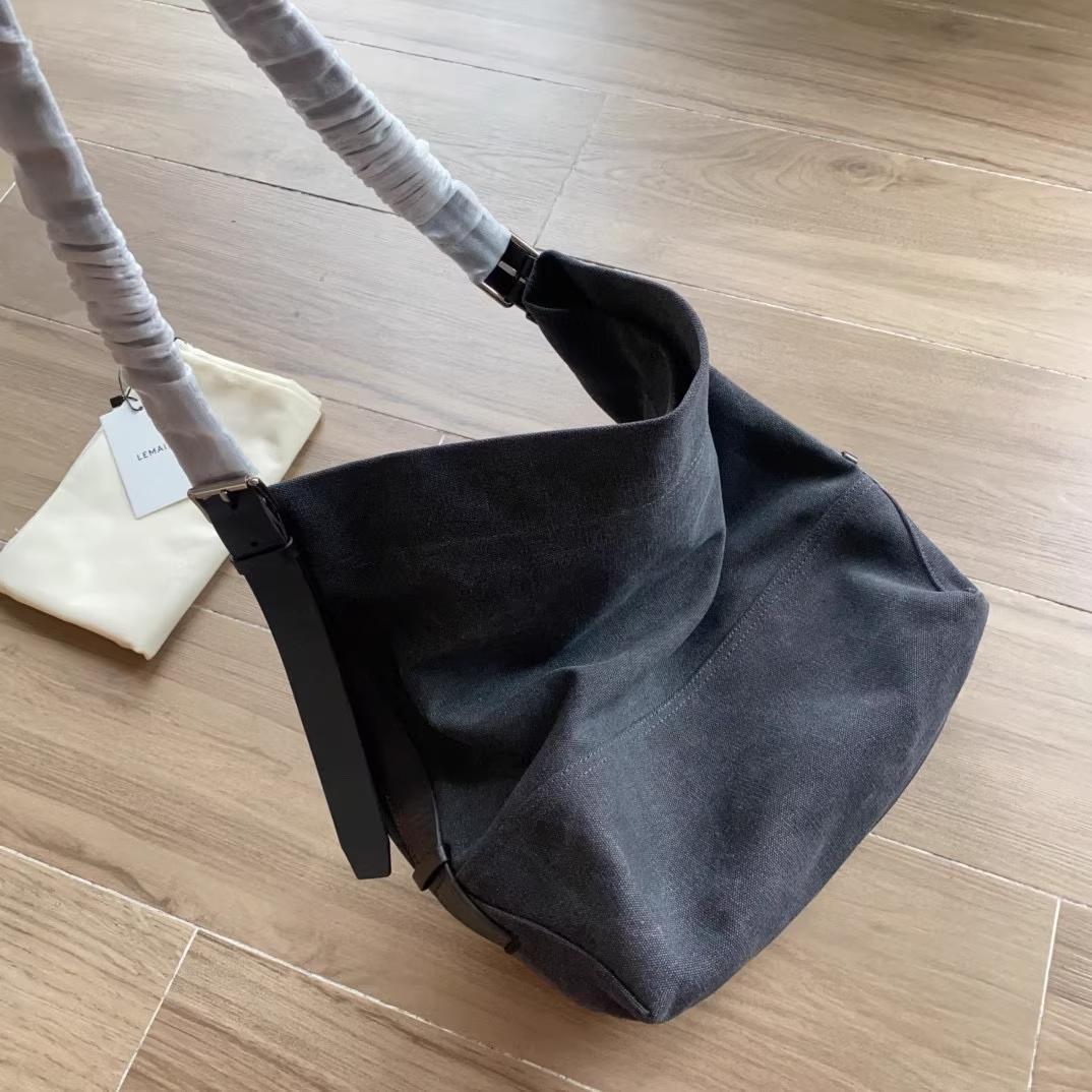 Lemaire 25SS ベルテッド トートバッグ キャンバス