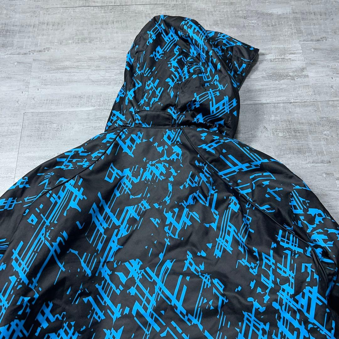 お買い得★ オンヨネ スキーウェア メンズL スノーボードウェア 人気の黒 総柄