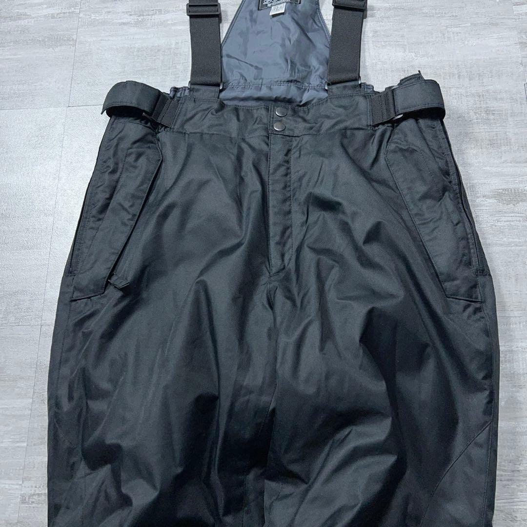 お買い得★ オンヨネ スキーウェア メンズL スノーボードウェア 人気の黒 総柄