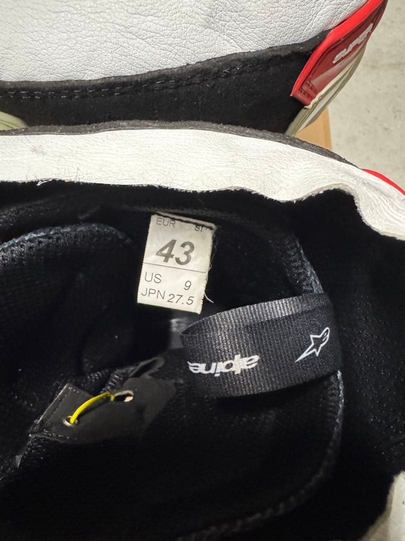 Alpinestars Supertech Rブーツ27.5cmスーパーテックR