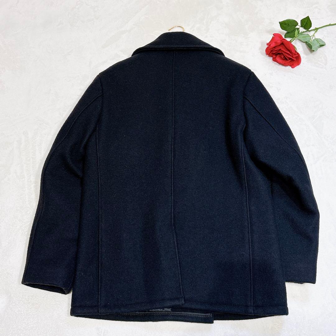 未使用級美品✨　schott ショット　ピーコート　ウール　ダブル　ブラック