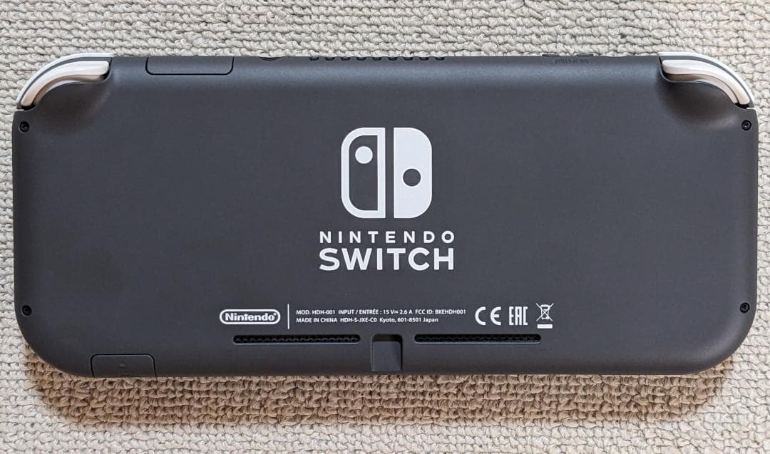 Nintendo Switch Lite グレー 本体 純正フリップカバー付き