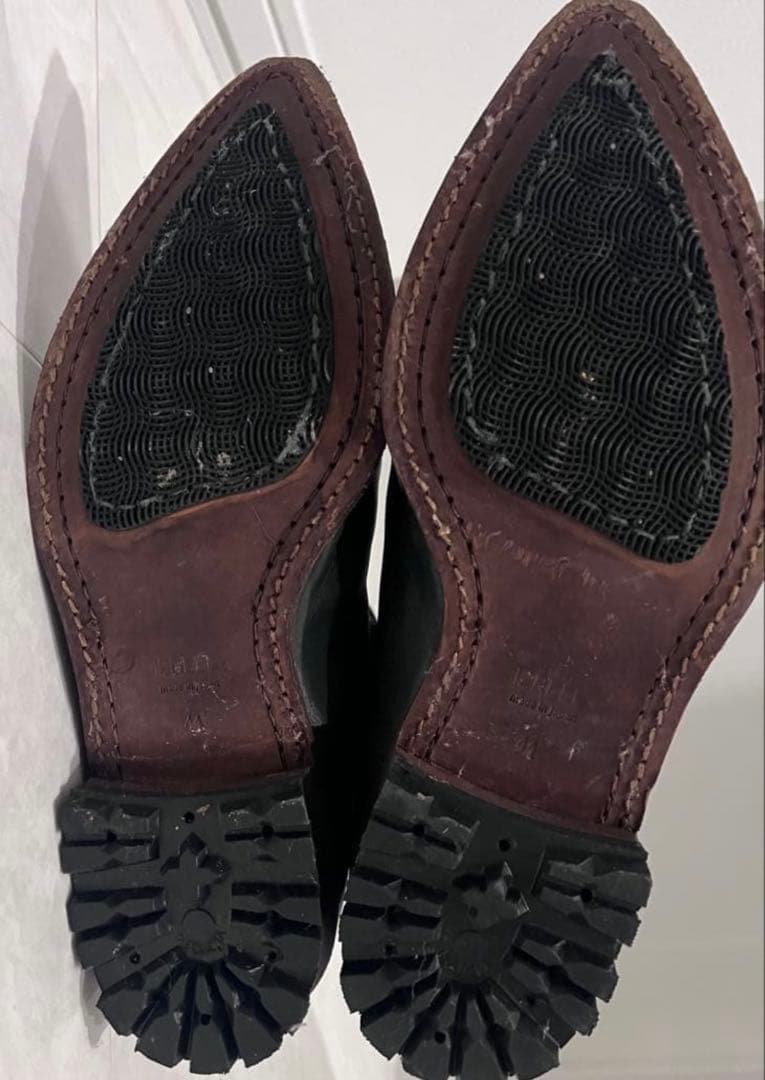 IZREEL ウエスタンブーツ 緑 44