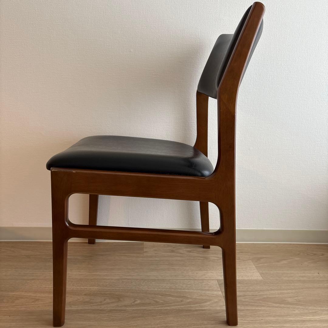 カリモク60 アームレスダイニングチェアC36105BWK ②