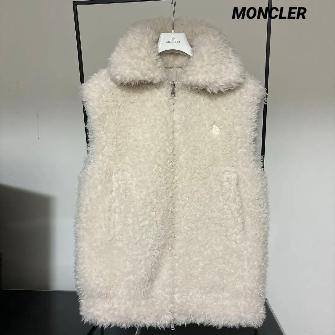 モンクレール★22AW★リバーシブルダウン★ボアベスト★0★美品