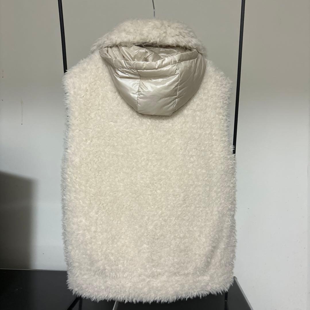 モンクレール★22AW★リバーシブルダウン★ボアベスト★0★美品