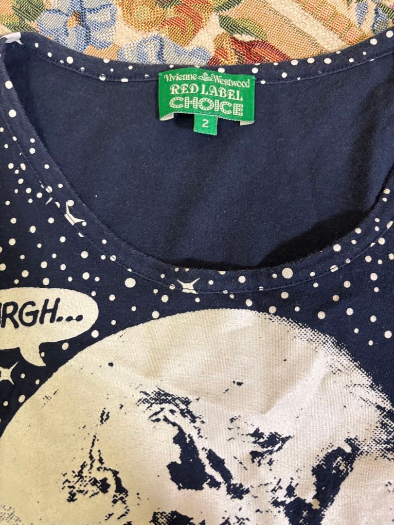 ヴィヴィアンウエストウッド ギャラクシーTシャツ　ネイビー