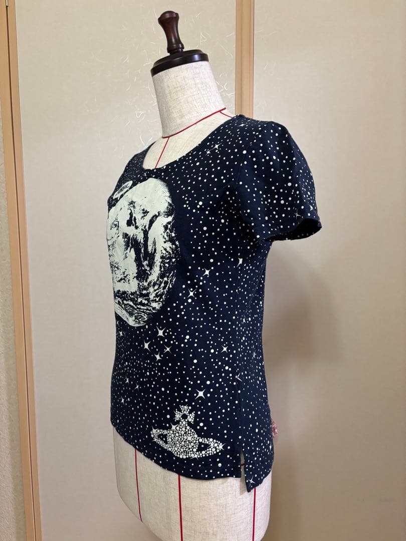 ヴィヴィアンウエストウッド ギャラクシーTシャツ　ネイビー