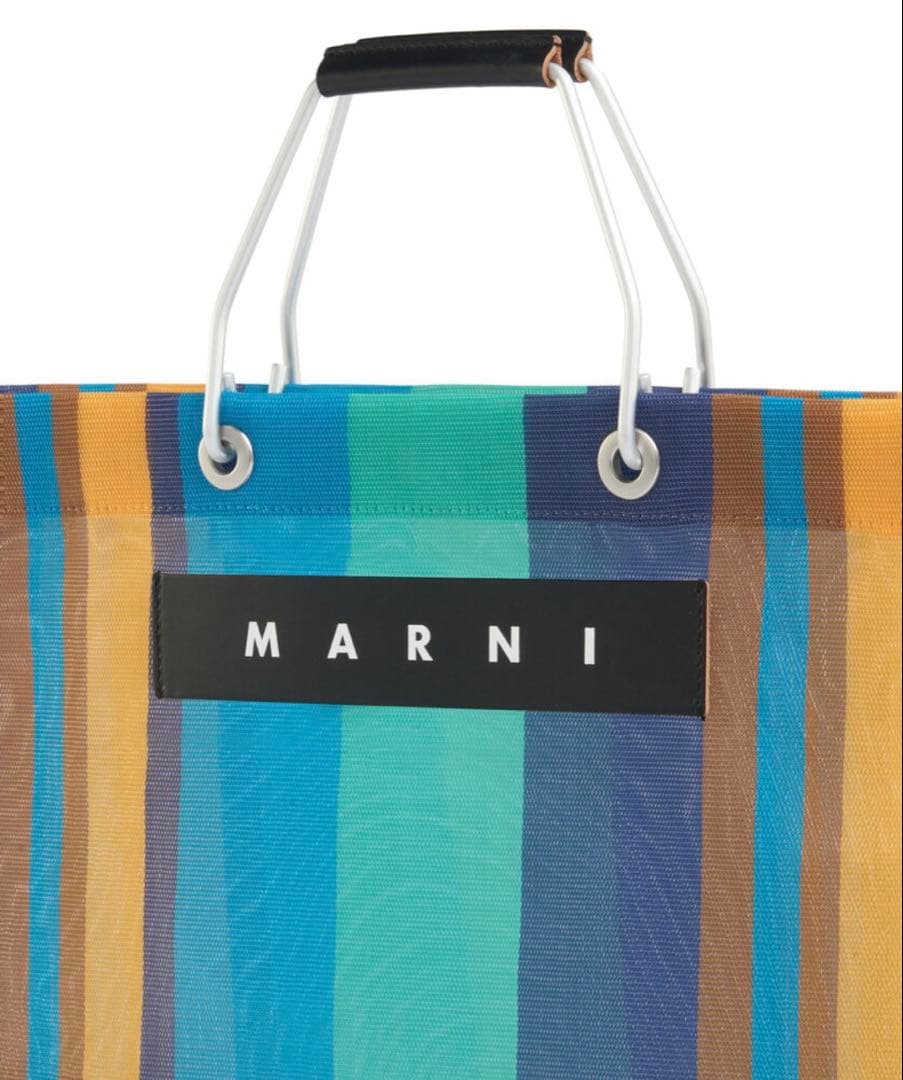 MARNI マルニ MARNI MARKETストライプバッグ トートバッグ