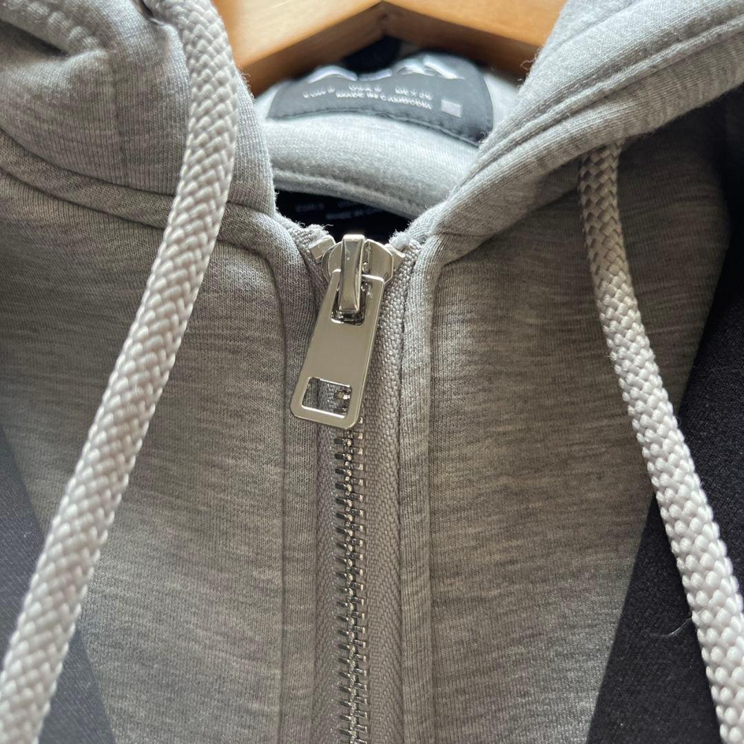 極美品　ZARA　チェスターコート　デタッチャブルフード コントラスト