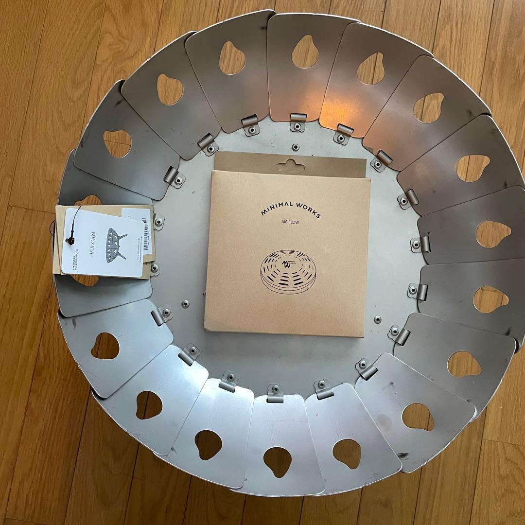 新品　ミニマルワークス　焚火台　バルカンL 　別売純正収納バッグ付き