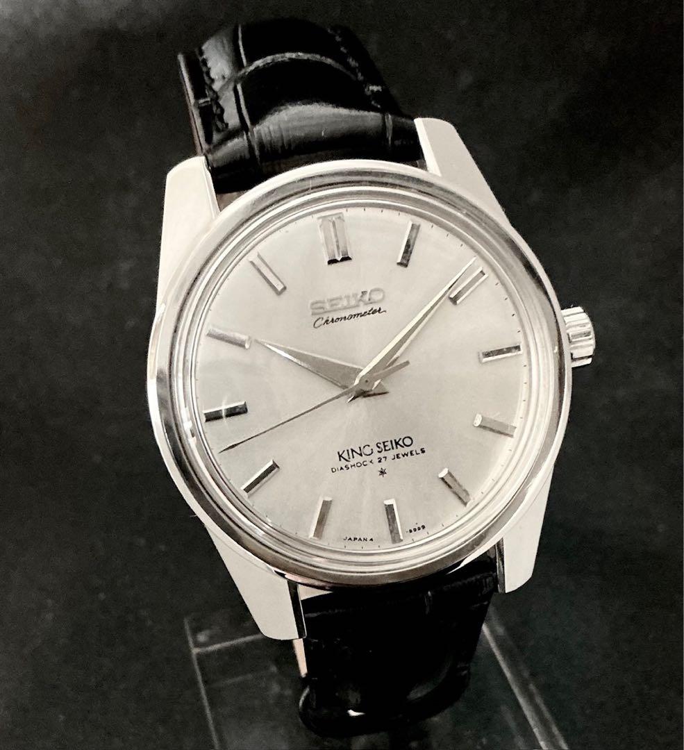 KS キングセイコークロノメーター　筆記体文字盤　OH済　傷なし！超美品！