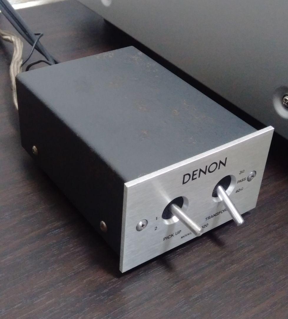 デノン MCカートリッジ(DL-103等)用昇圧トランス AU-320 動作良好