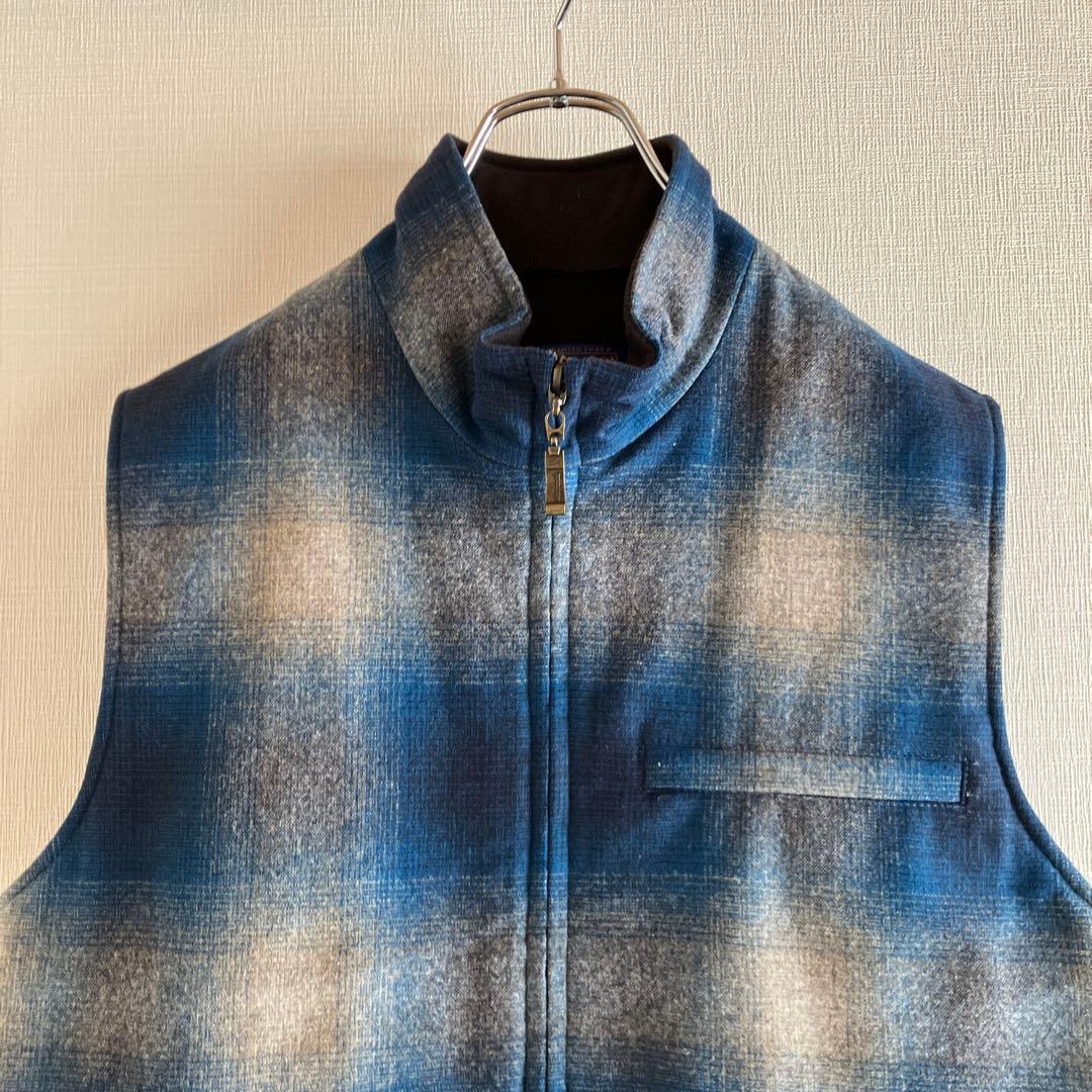 希少　好配色　PENDLETON ペンドルトン　ウールベスト　オンブレ　中綿