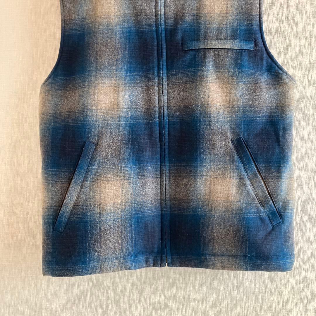 希少　好配色　PENDLETON ペンドルトン　ウールベスト　オンブレ　中綿
