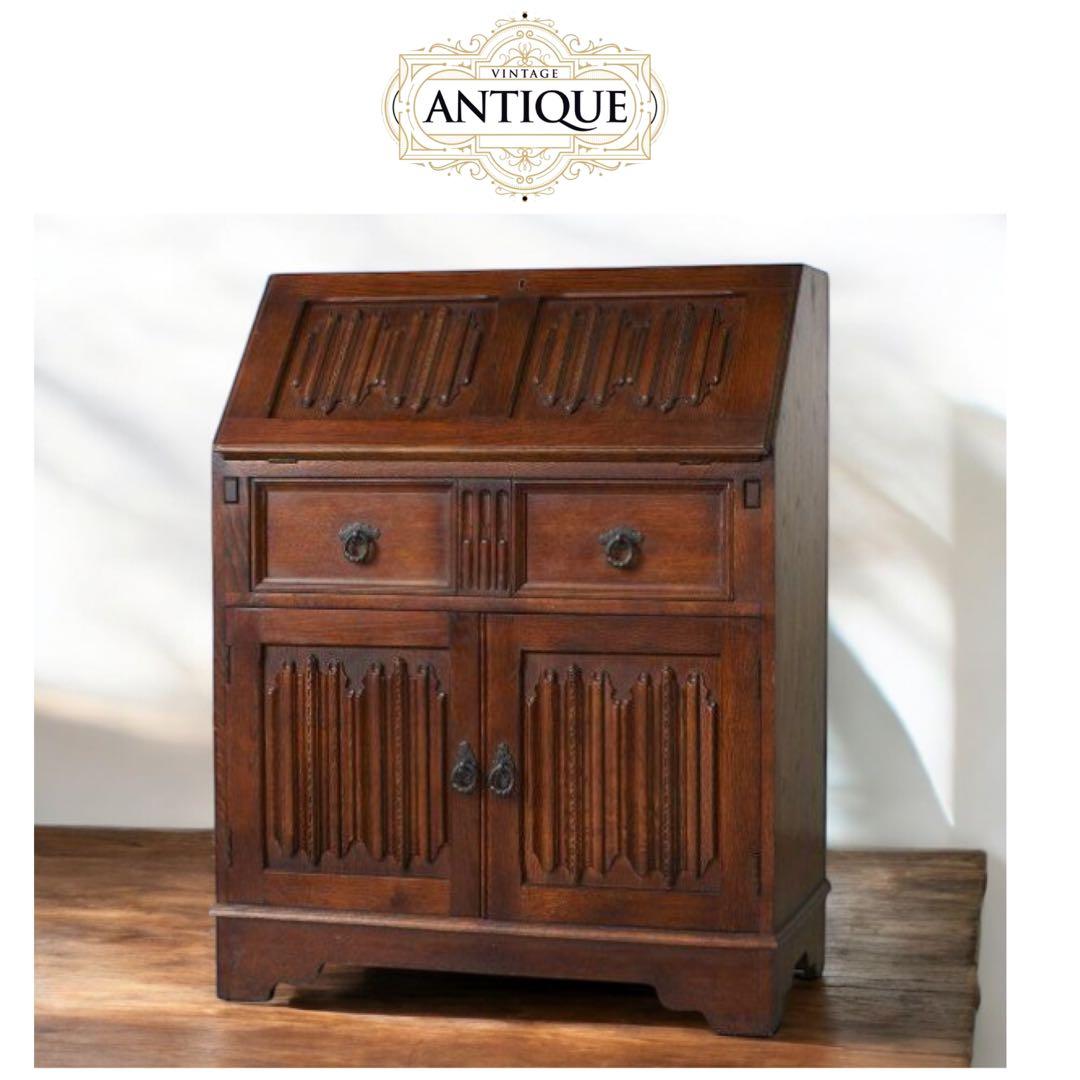 アンティーク家具 イギリスライティングビューロー 机