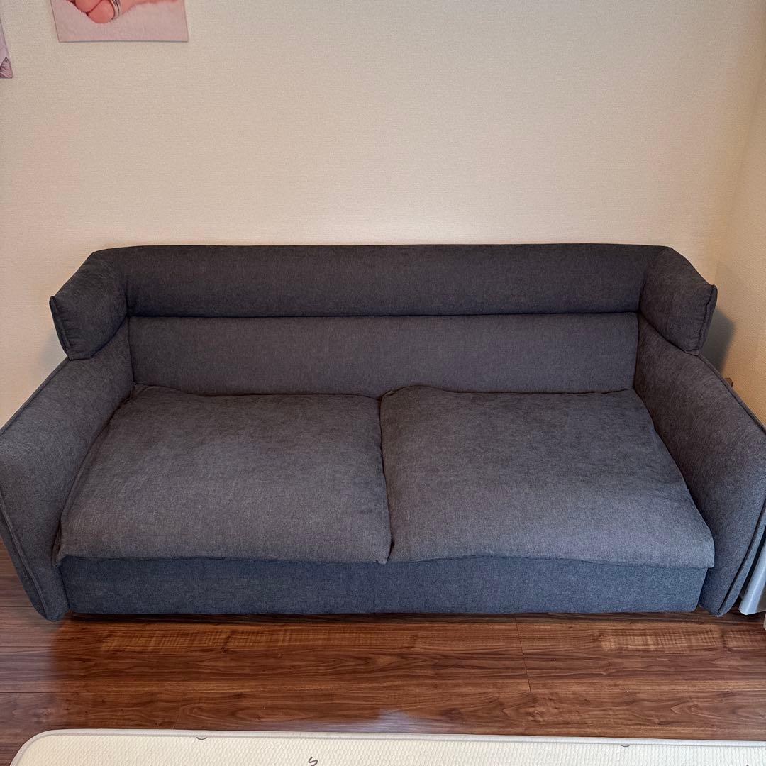 ニトリ ソフティーナ 3人掛けソファ【クッションなし】