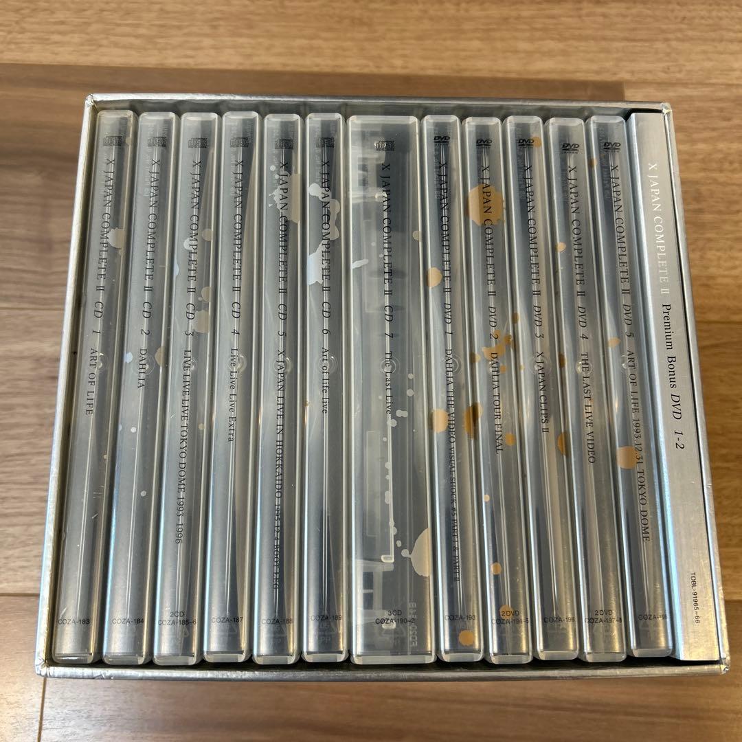 X JAPAN COMPLETE Ⅱ BOX CD DVD