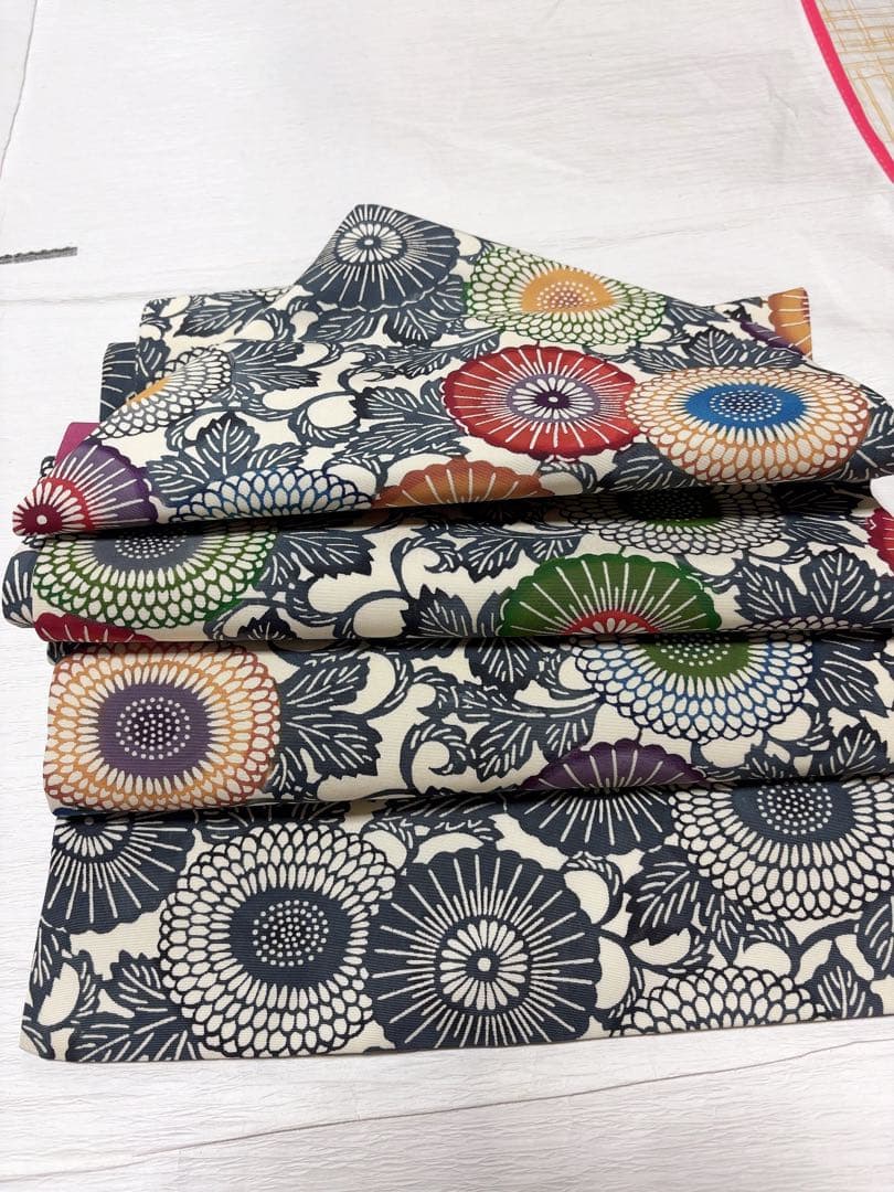 正絹　塩瀬名古屋帯　美品