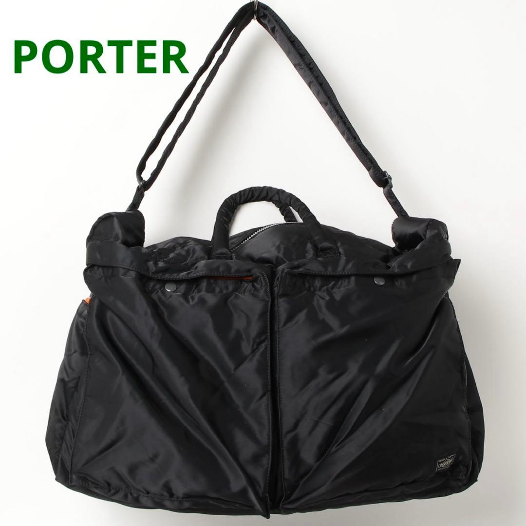 PORTER 吉田カバン タンカー ブラック ボストンバッグ 極美品