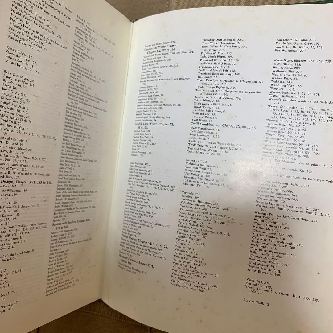 【洋書】A Handweaver's Pattern Book (改訂版)