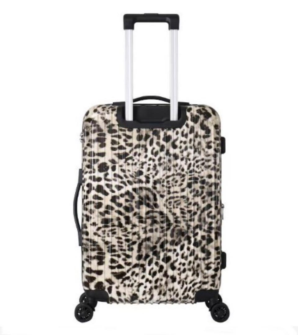 キャリーケース　ヒョウ柄　ゼブラ柄　Lサイズ　2つおまとめ