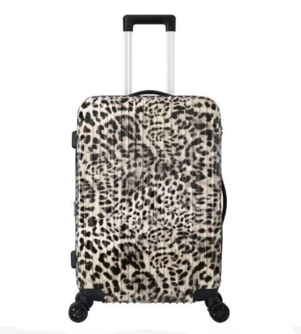 キャリーケース　ヒョウ柄　ゼブラ柄　Lサイズ　2つおまとめ