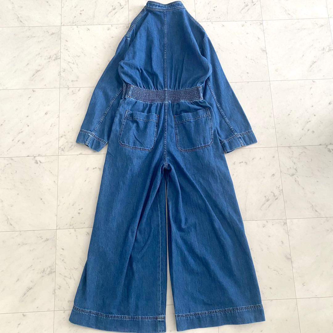 極美品 マックスマーラウィークエンド ウォッシュドデニムオールインワン 38