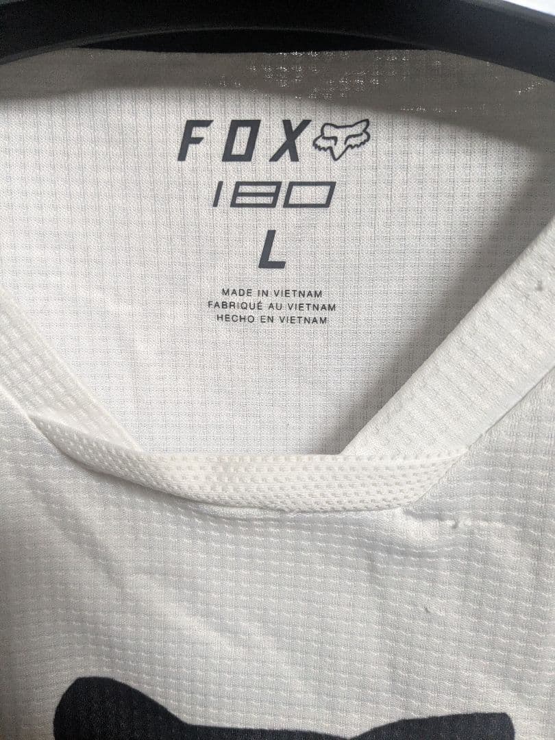 FOX 180 上下セット Lサイズ ブラック/ホワイト