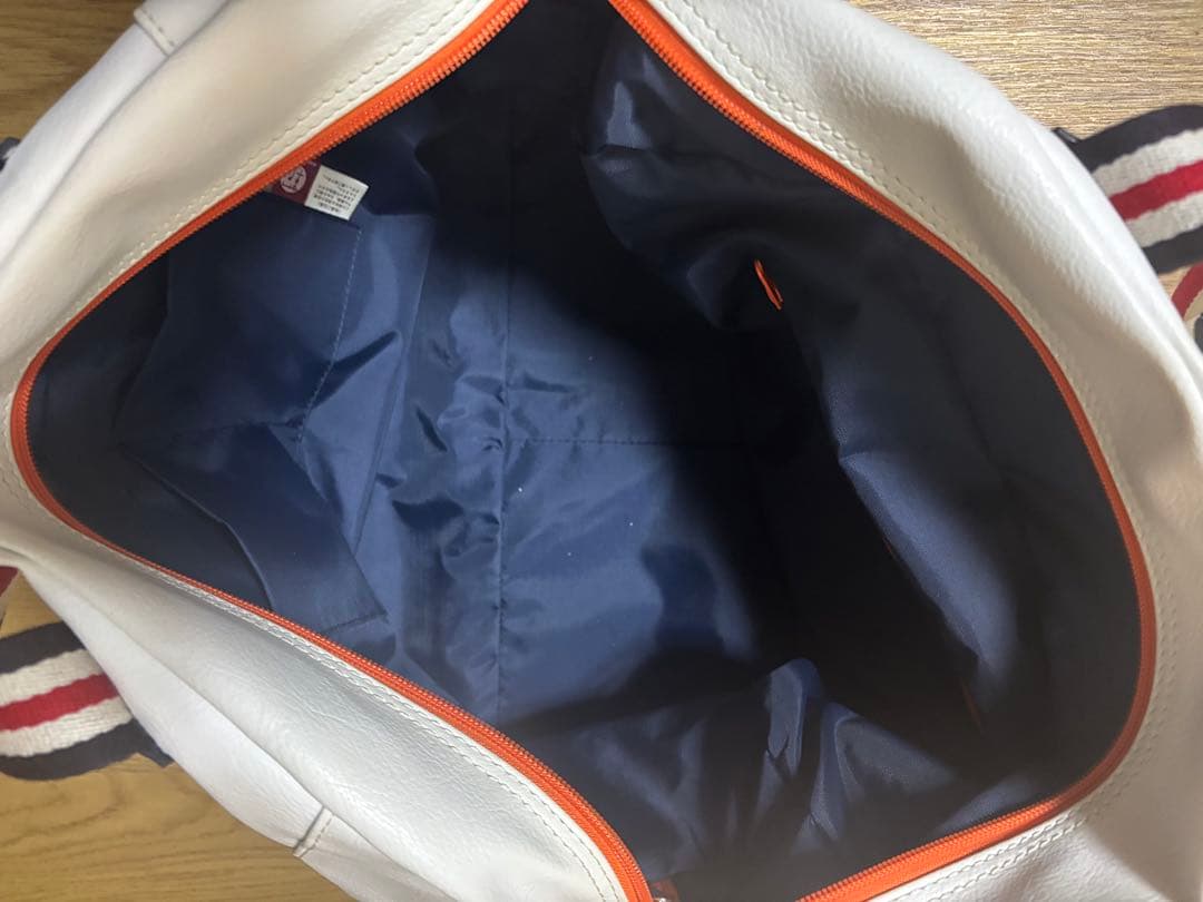 CASTELBAJAC ストライプボストンバッグ