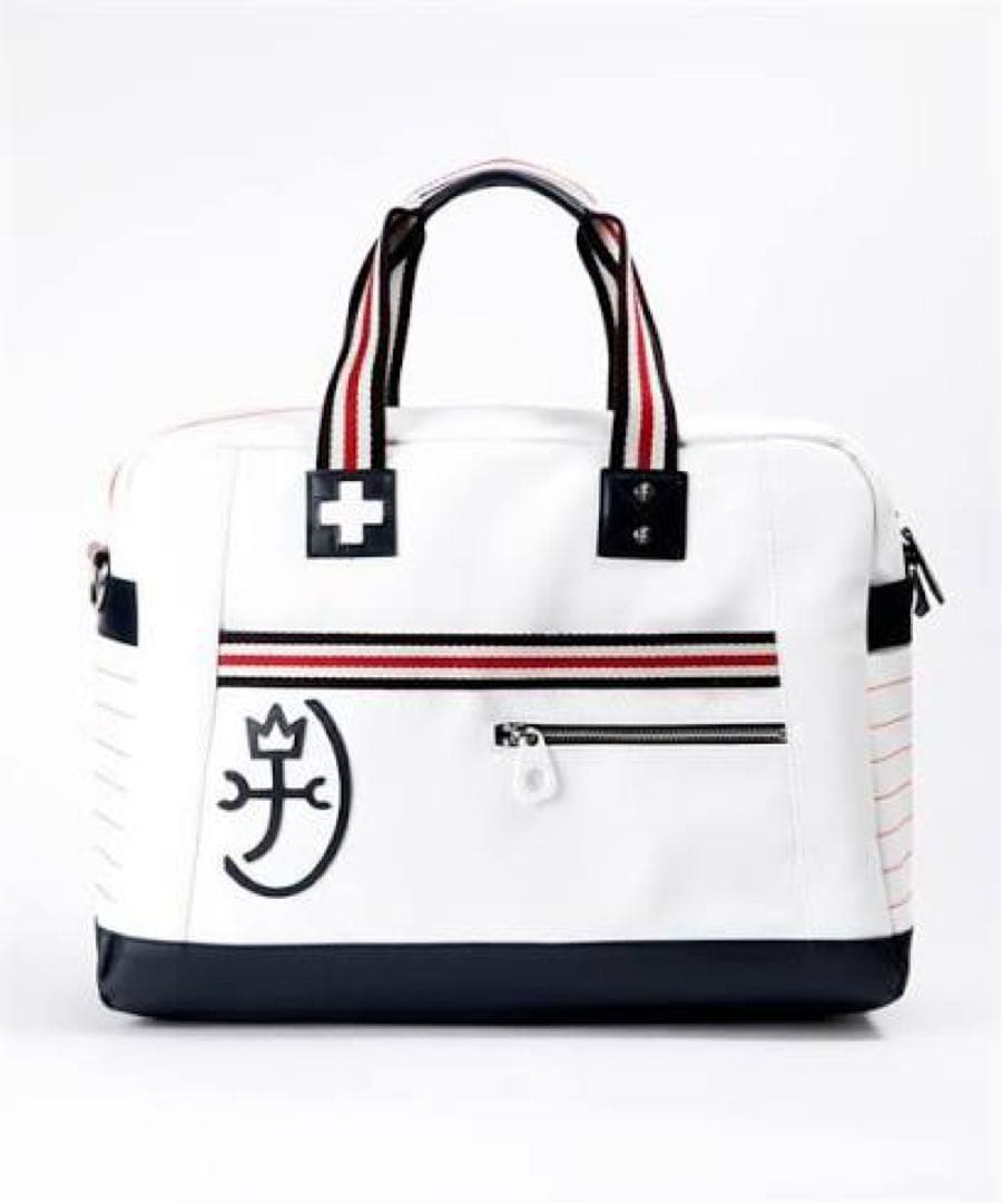 CASTELBAJAC ストライプボストンバッグ