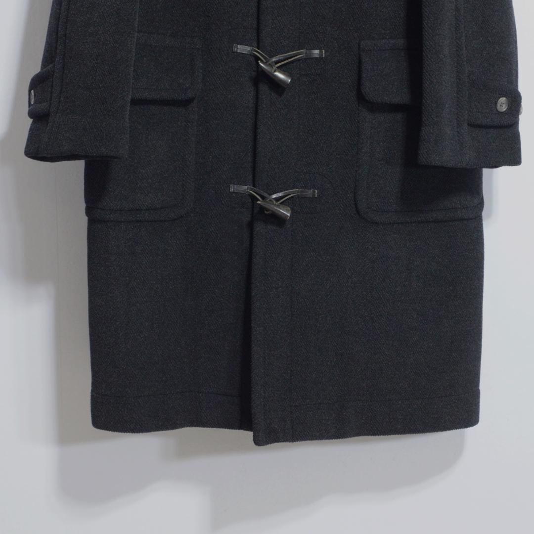 超極上品 チベット社 ムーアブルックカットパイル ダッフルコート Hグレー 36